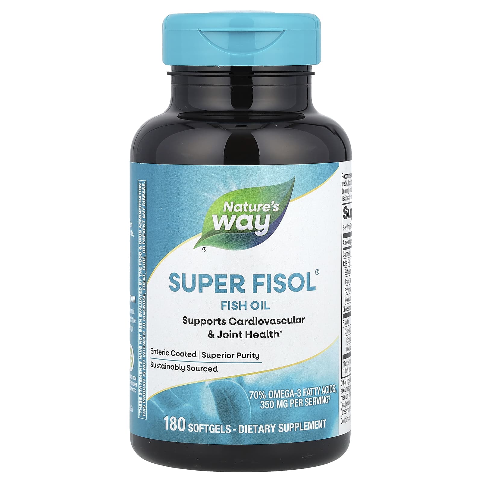 Nature’s Way, Super Fisol Fish Oil, 180 Softgels UPC 033674155189 | Hilife Vitamins