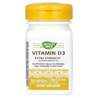 Nature’s Way, Vitamin D3 2000 IU, 120 Softgels UPC 033674155905 | Hilife Vitamins