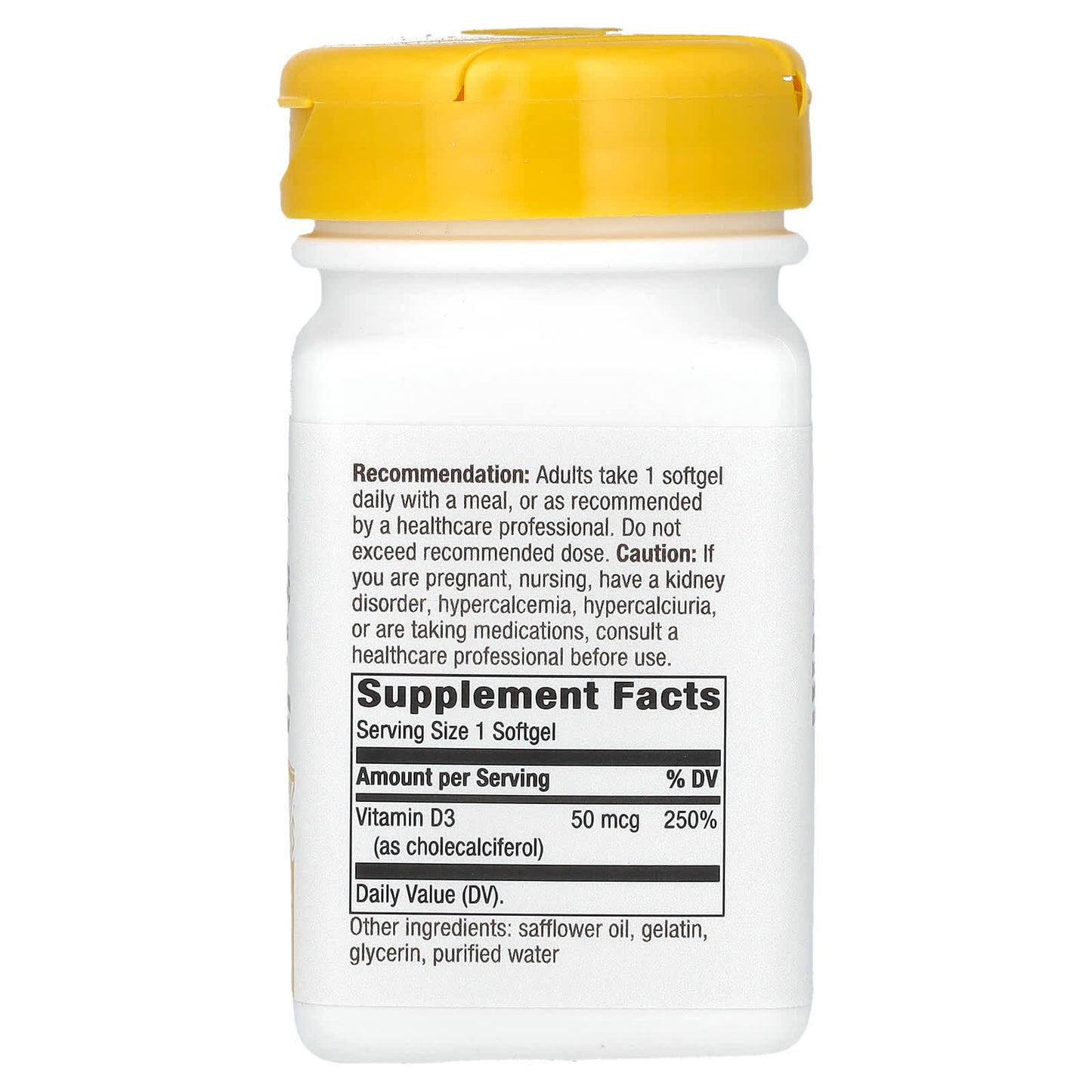 Nature’s Way, Vitamin D3 2000 IU, 120 Softgels UPC 033674155905 | Hilife Vitamins