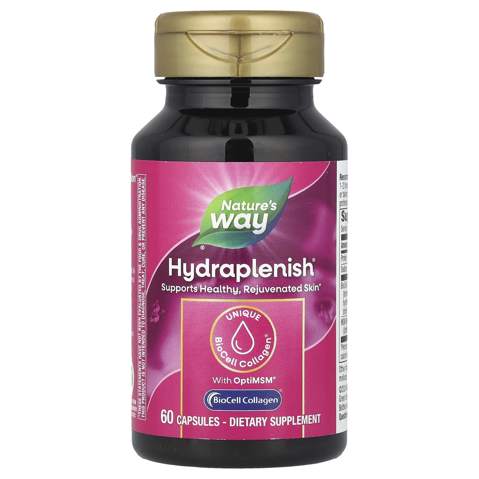 Nature’s Way, Hydraplenish With Msm, 60 Capsules UPC 033674156032 | Hilife Vitamins