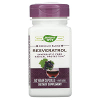 Nature’s Way, Resveratrol, 60 Vegetarian Capsules UPC 033674156117 | Hilife Vitamins