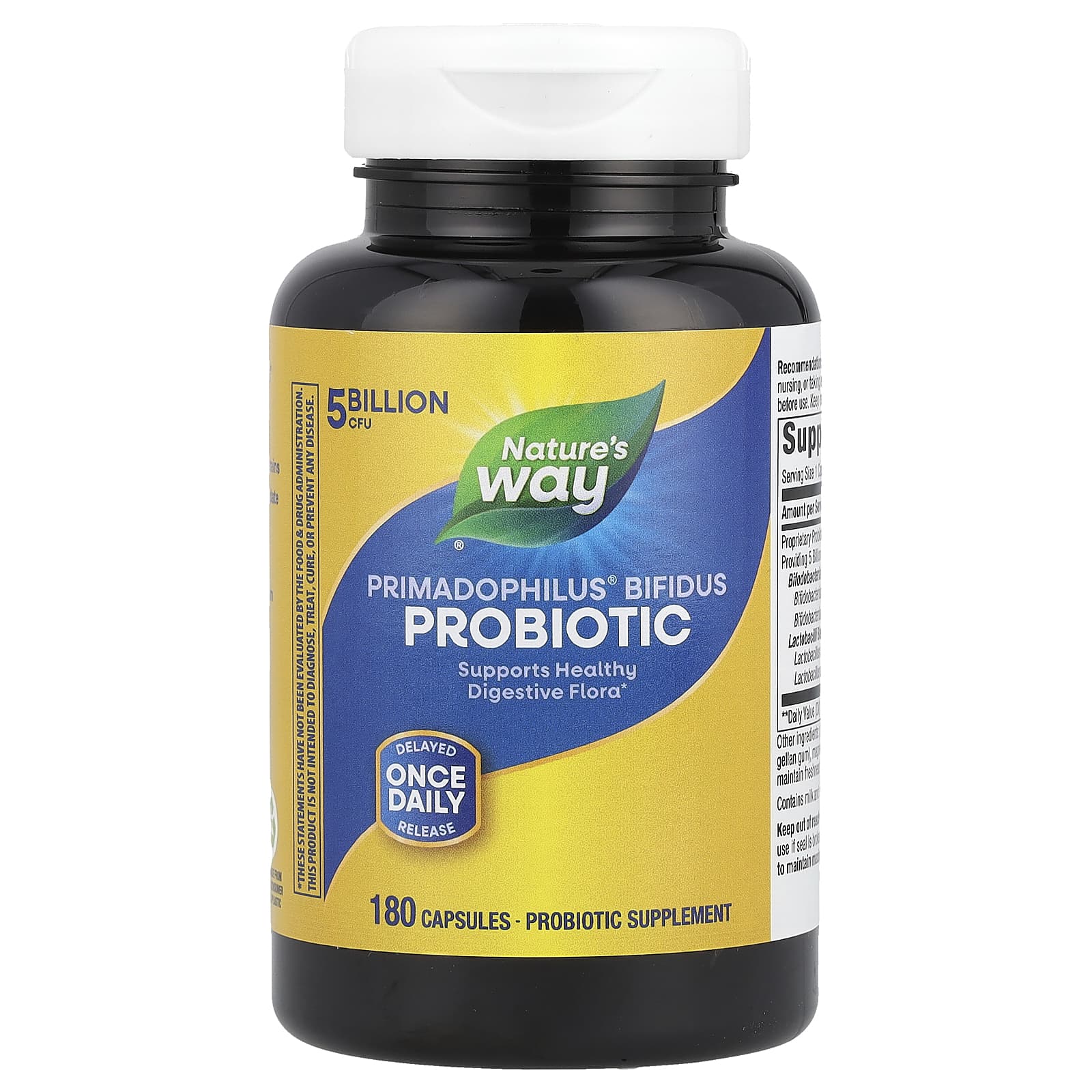 Nature’s Way, Primadophilus Bifidus, 180 Vegetarian Capsules UPC 033674156513 | Hilife Vitamins
