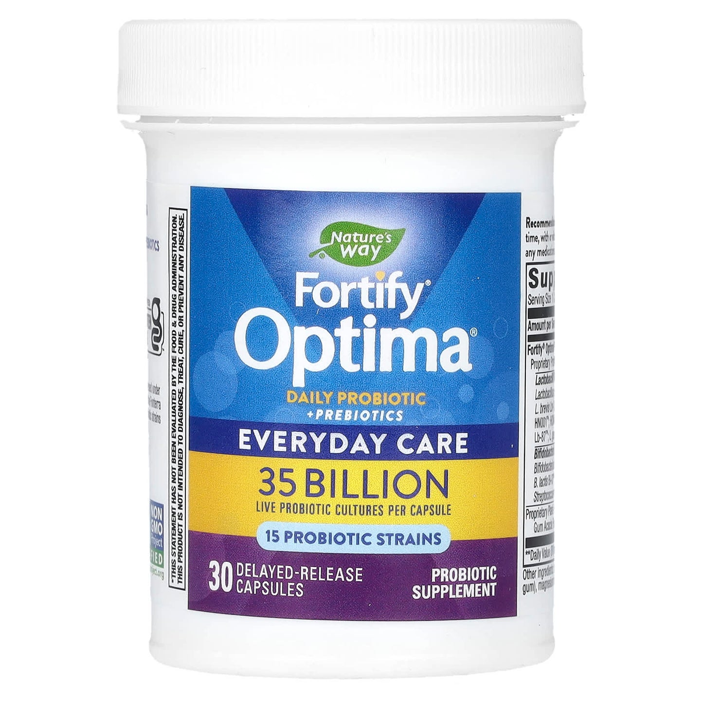 Nature’s Way, Primadophilus Optima, 30 Vegetarian Capsules UPC 033674156520 | Hilife Vitamins