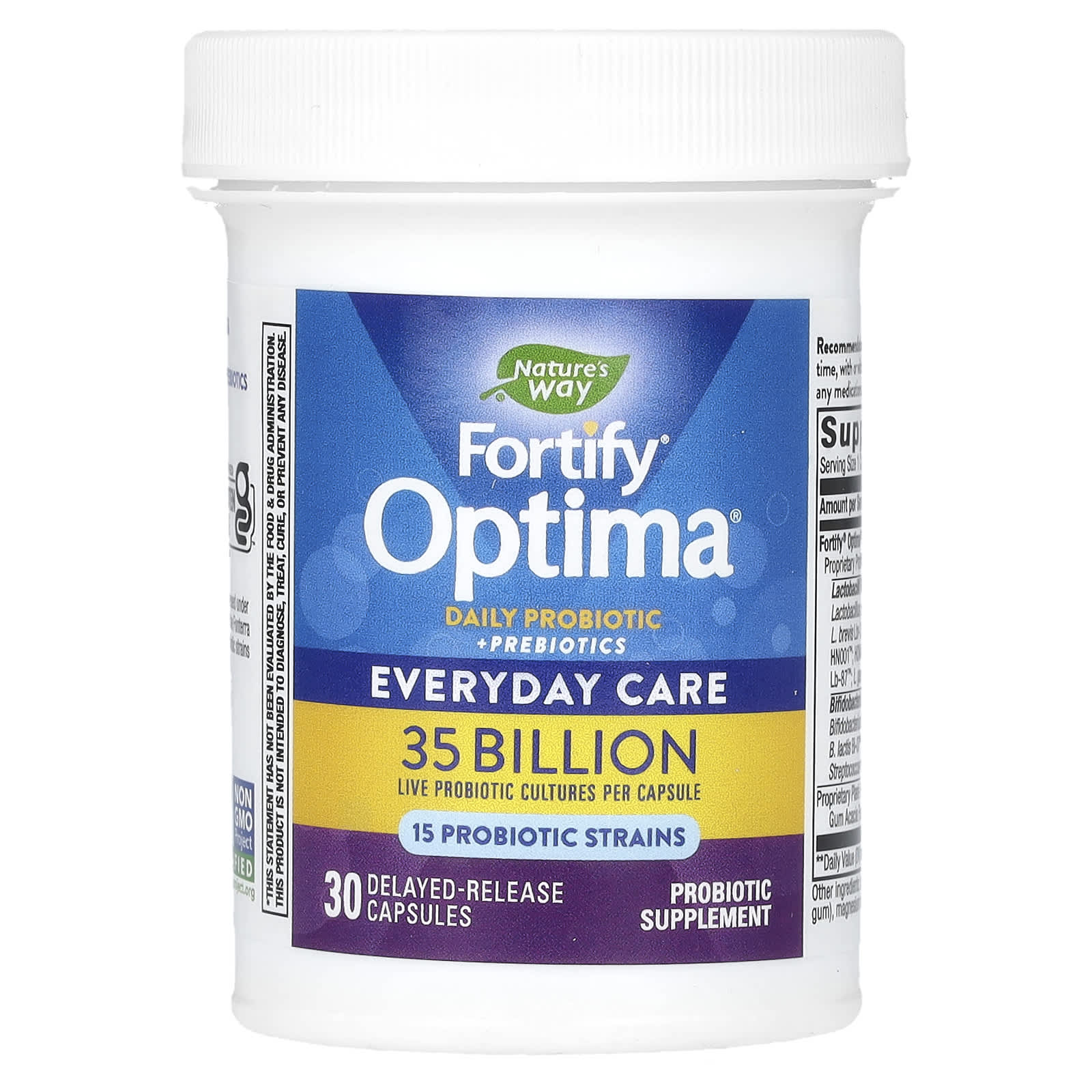 Nature’s Way, Primadophilus Optima, 30 Vegetarian Capsules UPC 033674156520 | Hilife Vitamins