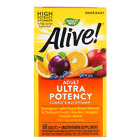 Nature’s Way, Alive! Once Daily, Multi-Vitamin, 60 Tablets UPC 033674156797 | Hilife Vitamins