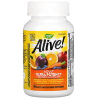 Nature’s Way, Alive! Once Daily, Multi-Vitamin, 60 Tablets UPC 033674156797 | Hilife Vitamins