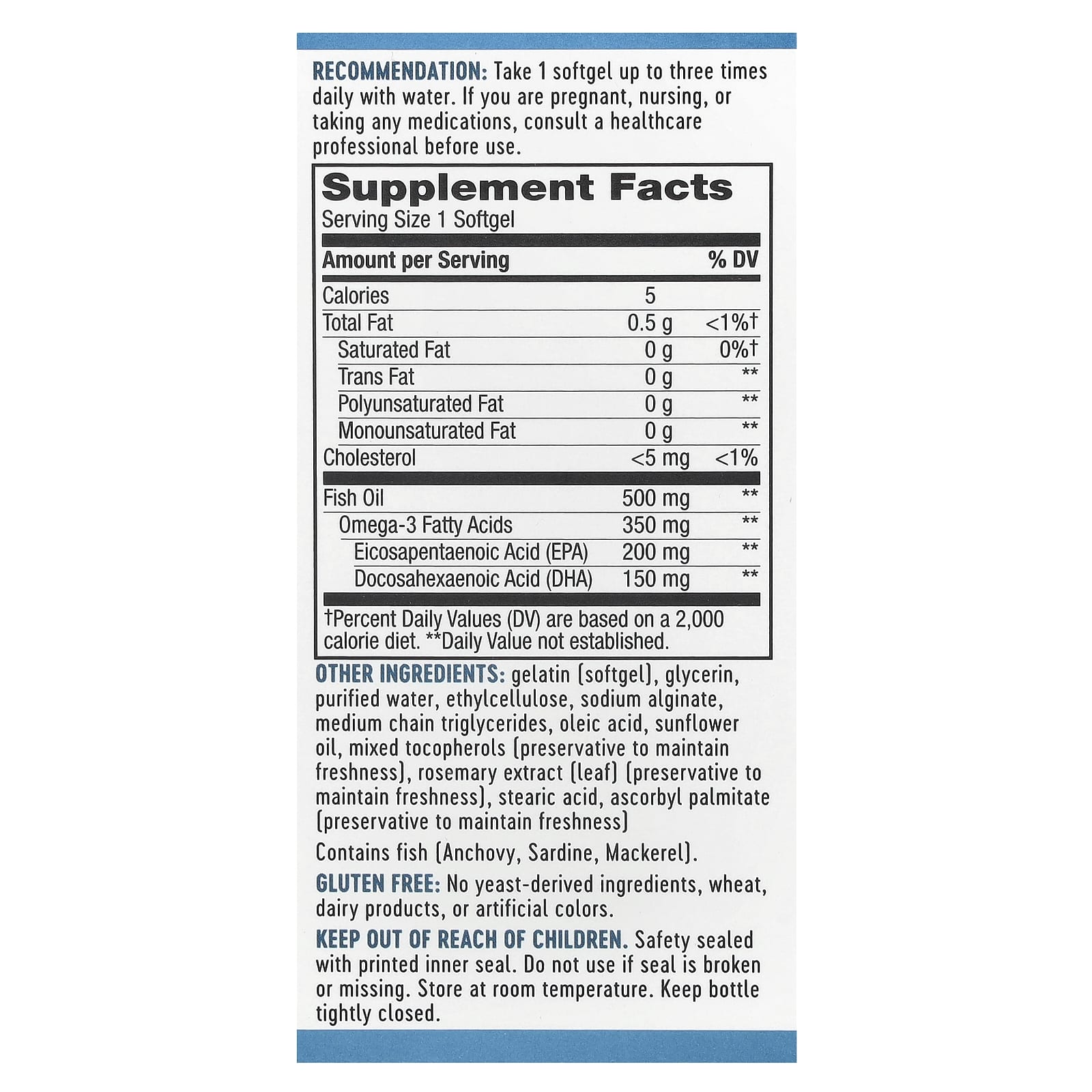 Nature’s Way, Super Fisol Fish Oil, 90 Softgels UPC 033674156889 | Hilife Vitamins