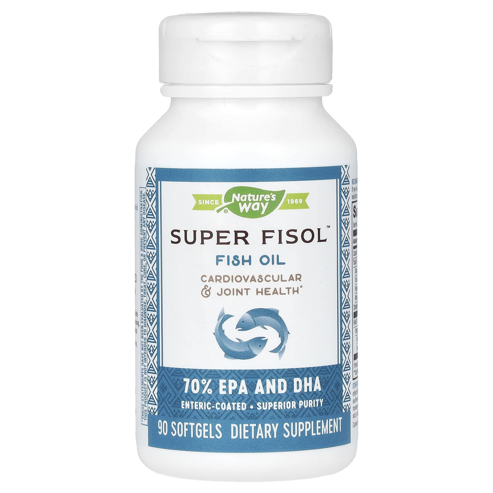 Nature’s Way, Super Fisol Fish Oil, 90 Softgels UPC 033674156889 | Hilife Vitamins