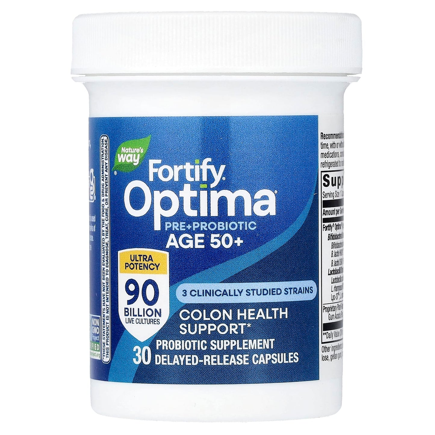 Nature’s Way, Primadophilus Optima Max Bifido 90 billion cfus, 30 Vegetarian Capsules UPC 033674157855 | Hilife Vitamins