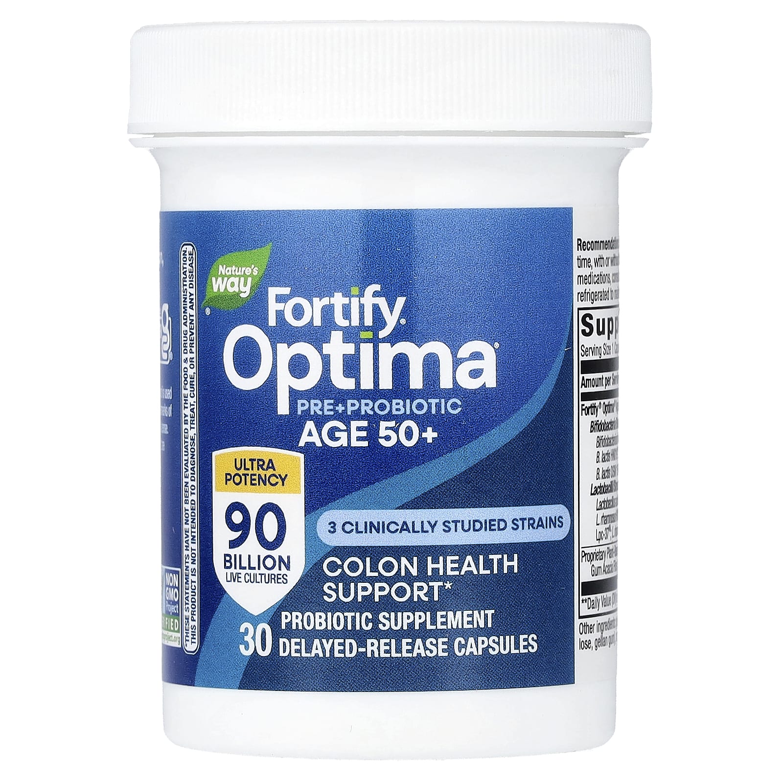 Nature’s Way, Primadophilus Optima Max Bifido 90 billion cfus, 30 Vegetarian Capsules UPC 033674157855 | Hilife Vitamins