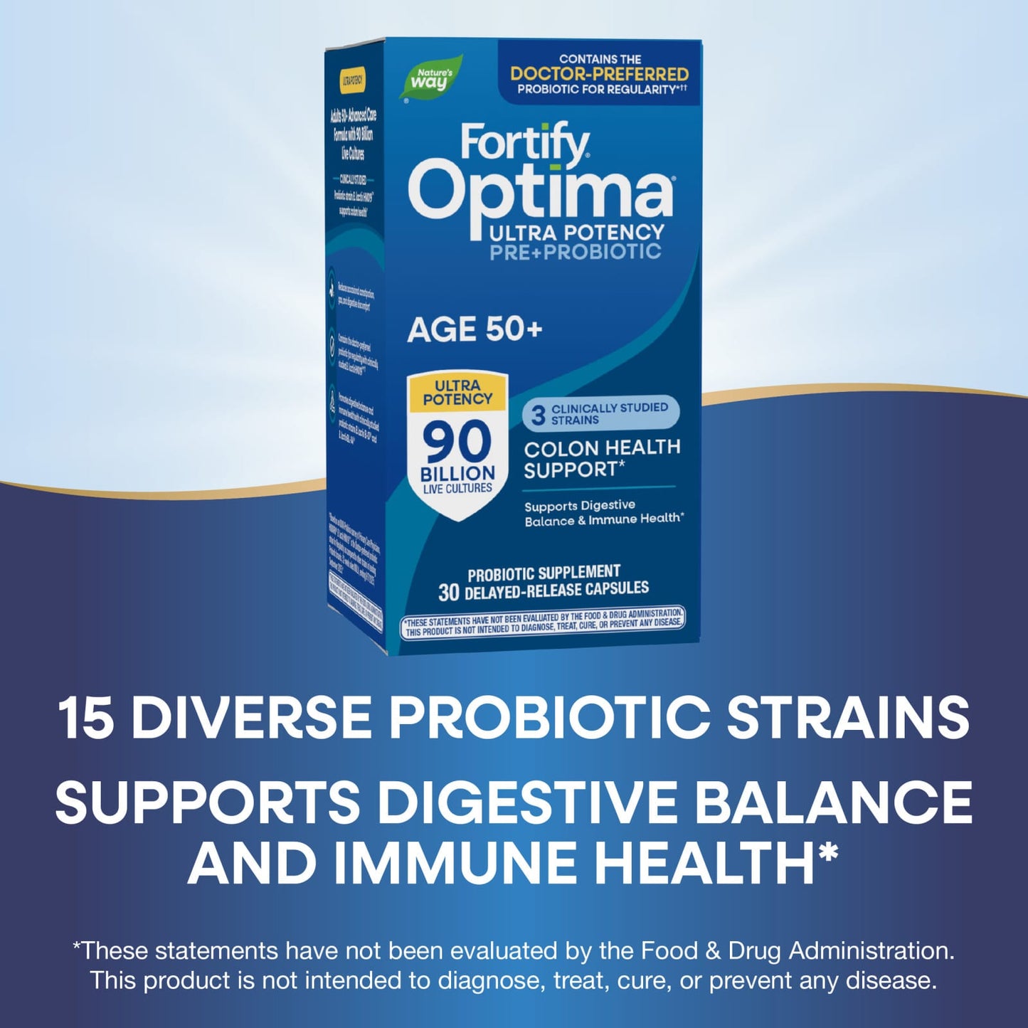 Nature’s Way, Primadophilus Optima Max Bifido 90 billion cfus, 30 Vegetarian Capsules UPC 033674157855 | Hilife Vitamins