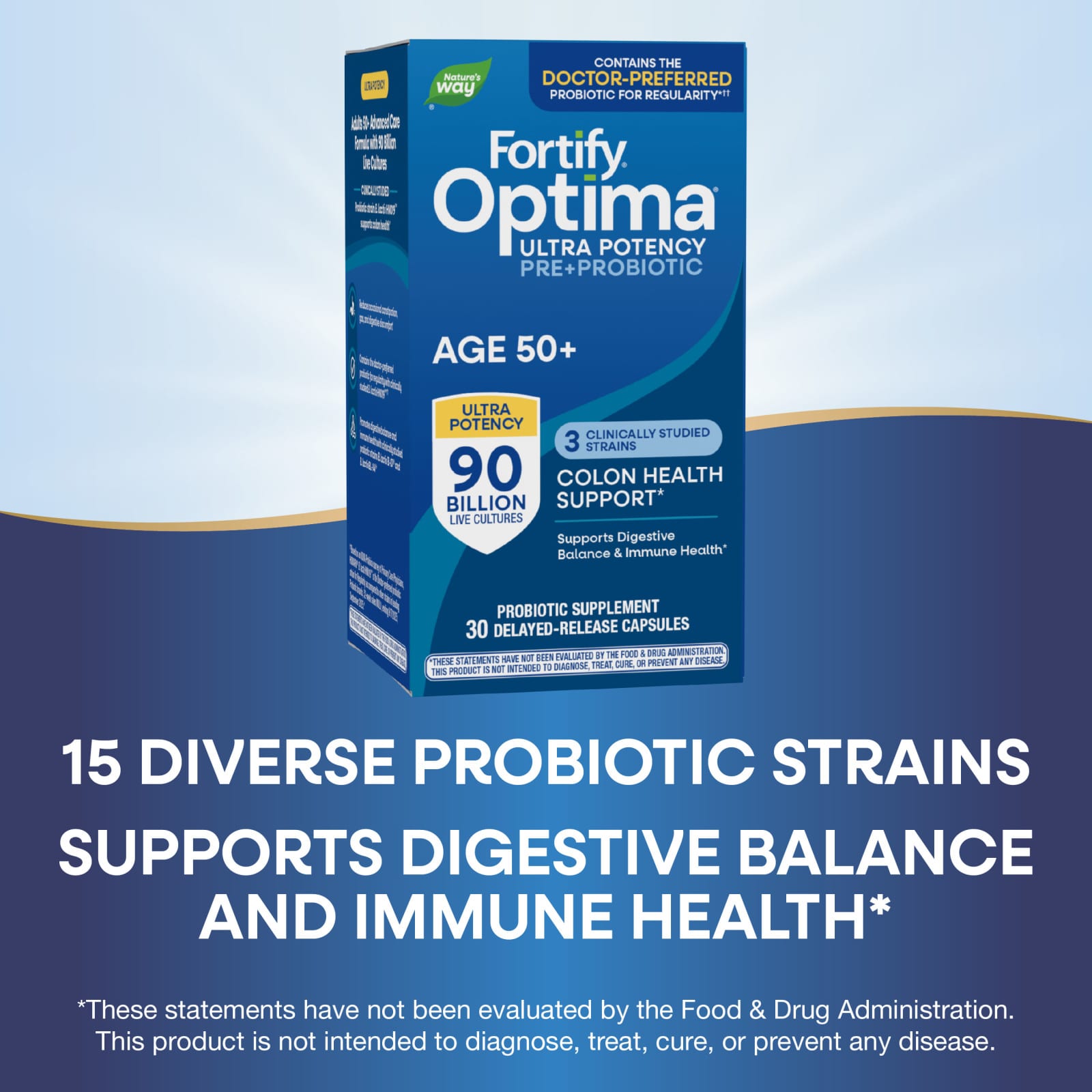 Nature’s Way, Primadophilus Optima Max Bifido 90 billion cfus, 30 Vegetarian Capsules UPC 033674157855 | Hilife Vitamins