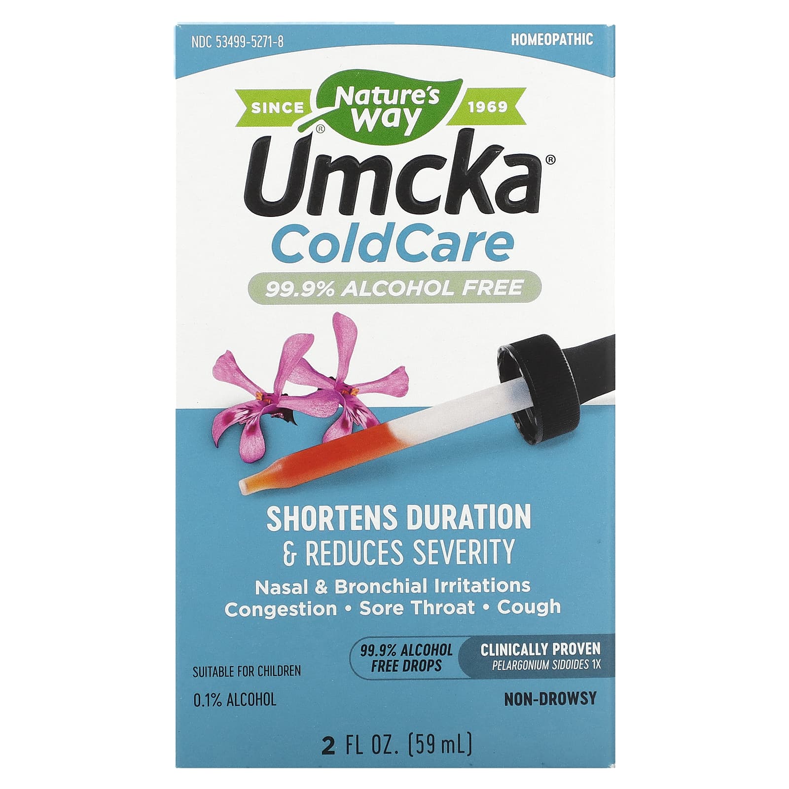 Nature’s Way, Umcka Alcohol Free, 2 Oz drops UPC 033674157916 | Hilife Vitamins