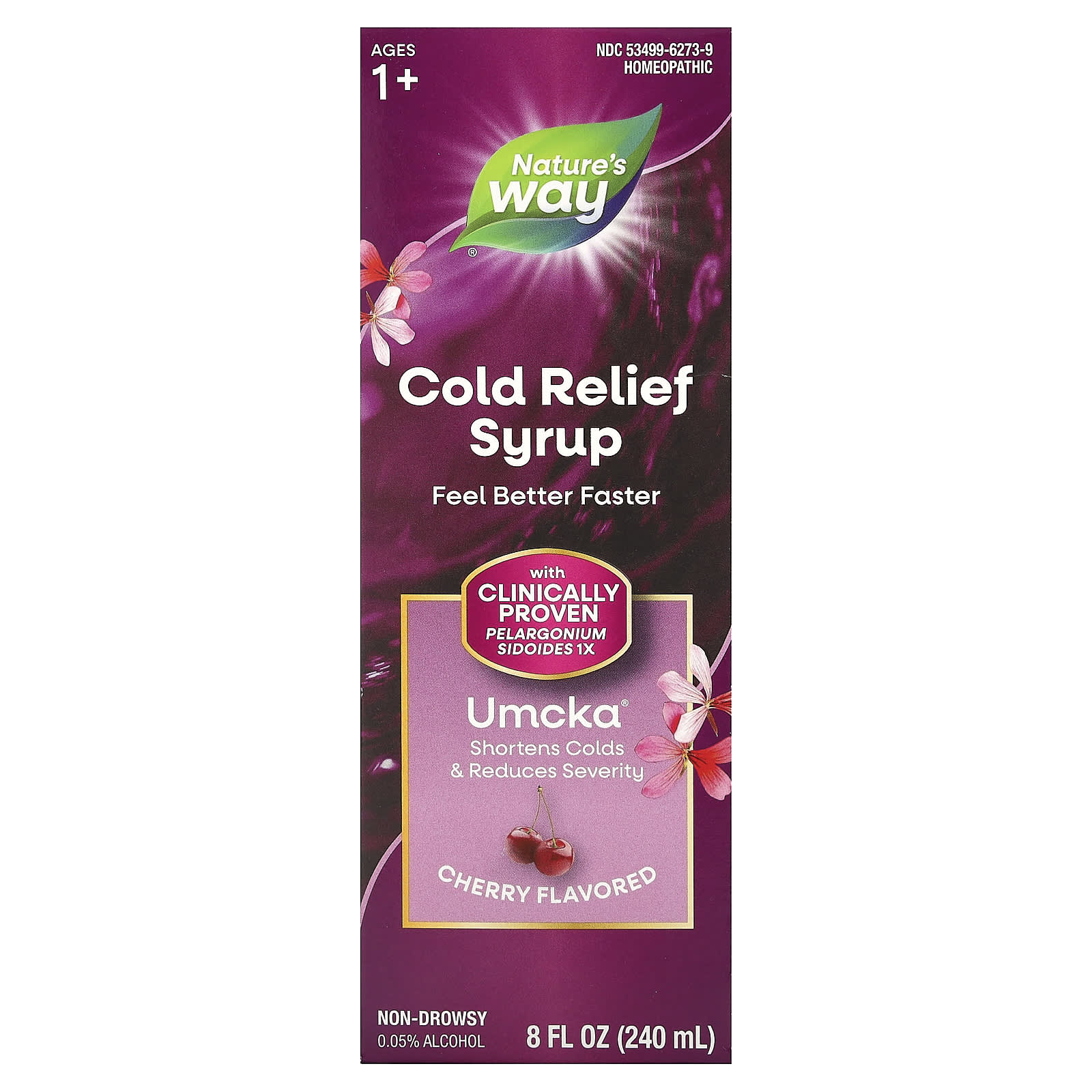 Nature’s Way, Umcka Coldcare Syrup Cherry, 8 Fl Oz UPC 033674157930 | Hilife Vitamins