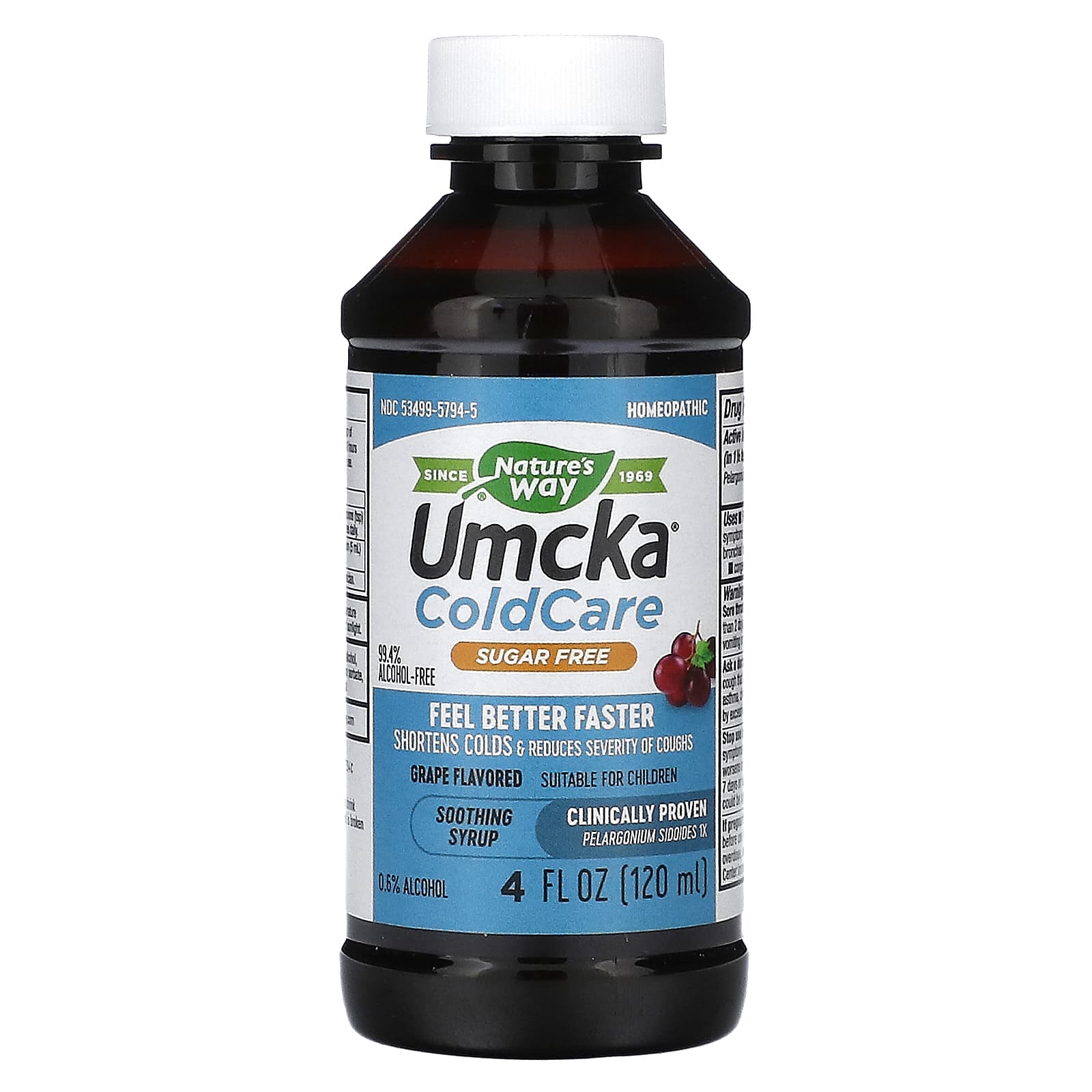 Nature’s Way, Umcka Sugar Free Grape Syrup, 4 Oz - [product_sku] | HiLife Vitamins