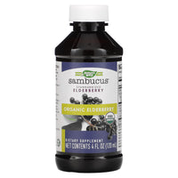 Nature’s Way, Sambucus Syrup Organic, 4 Oz UPC 033674157961 | Hilife Vitamins