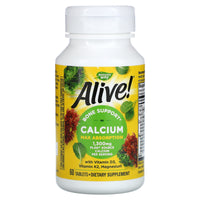 Nature’s Way, Alive Calcium, 60 Tablets UPC 033674158388 | Hilife Vitamins