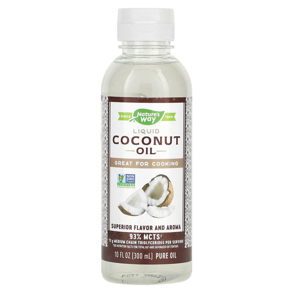 Nature’s Way, Coconut Oil, 10 Oz - 033674158579 | Hilife Vitamins