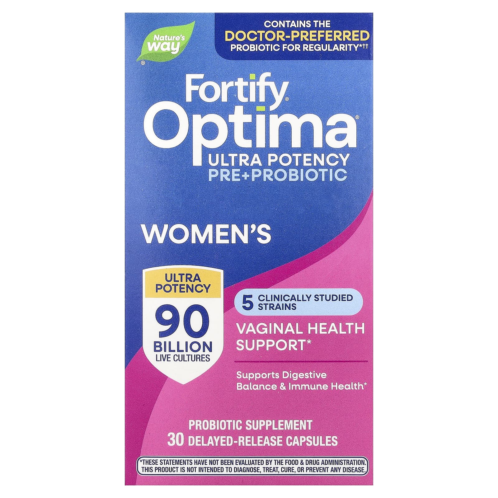 Nature’s Way, Primadophilus Optima Women's, 30 Vegetarian Capsules UPC 033674158593 | Hilife Vitamins