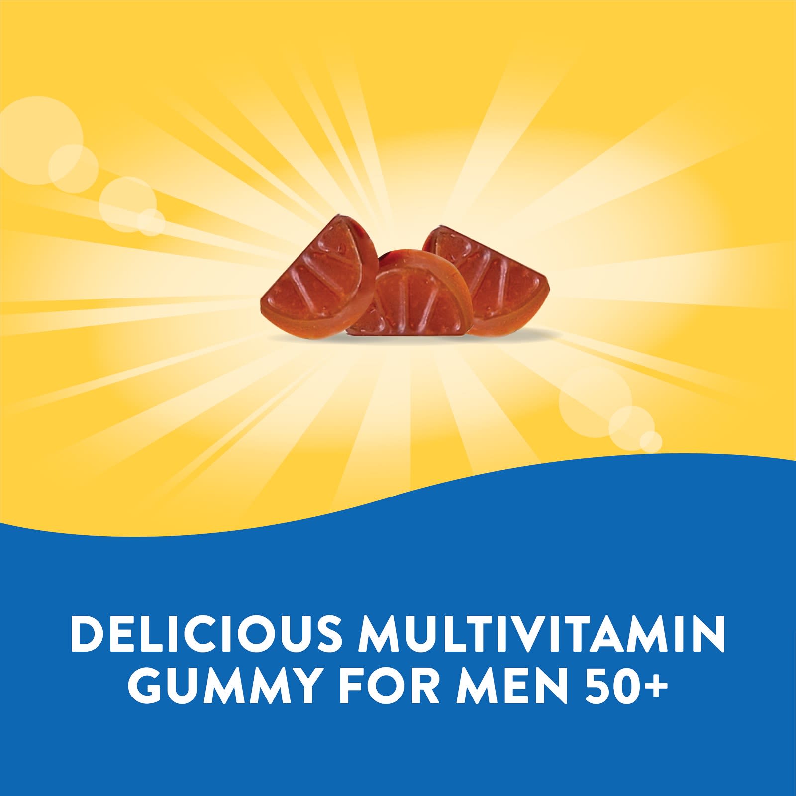 Nature’s Way, Alive! Men's 50+ Gummy Multi Vitamin, 75 Gummies UPC 033674158982 | Hilife Vitamins