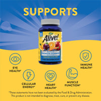 Nature’s Way, Alive! Men's 50+ Gummy Multi Vitamin, 75 Gummies UPC 033674158982 | Hilife Vitamins