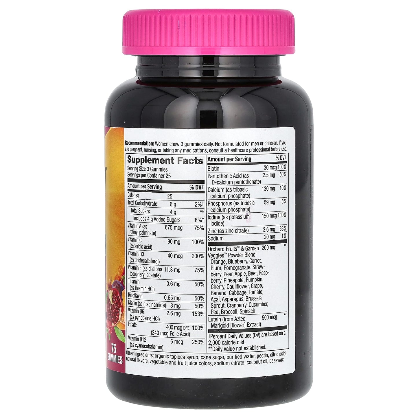 Nature’s Way, Alive! Women's 50+ Premium Gummies Multivitamin, Cherry & Grape, 75 Gummies UPC 033674158999 | Hilife Vitamins