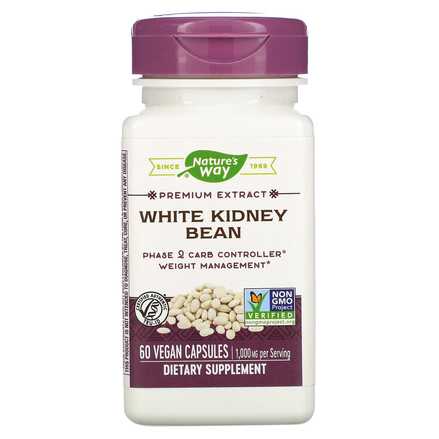 Nature’s Way, White Kidney Bean, 60 Vegan Capsules UPC 033674159057 | HiLife Vitamins
