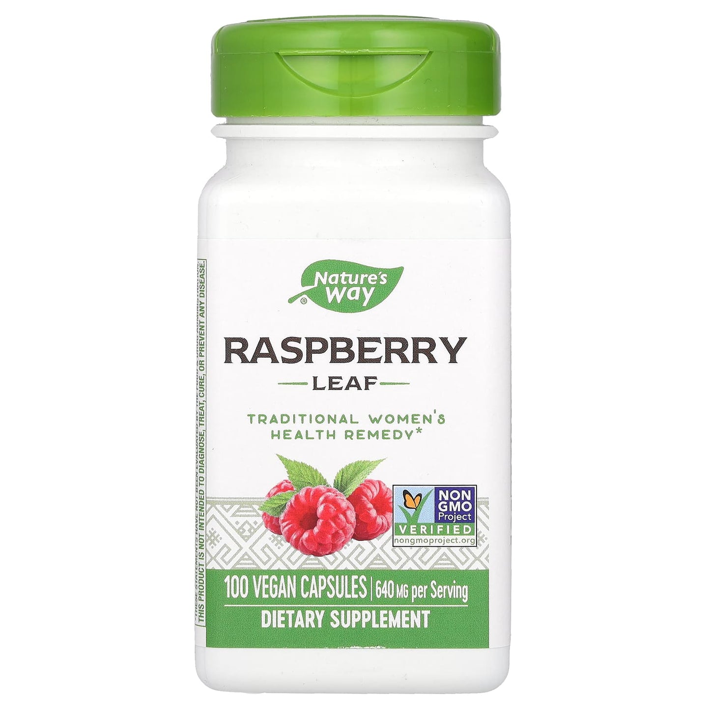 Nature’s Way, Red Raspberry 400 mg, 100 Vegetarian Capsules - 033674161005 | Hilife Vitamins