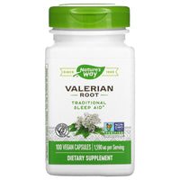 Nature’s Way, Valerian Root, 100 Vegetarian Capsules UPC 033674177006 | Hilife Vitamins