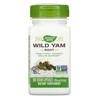 Nature’s Way, Wild Yam Root, 100 Vegetarian Capsules UPC 033674178706 | Hilife Vitamins