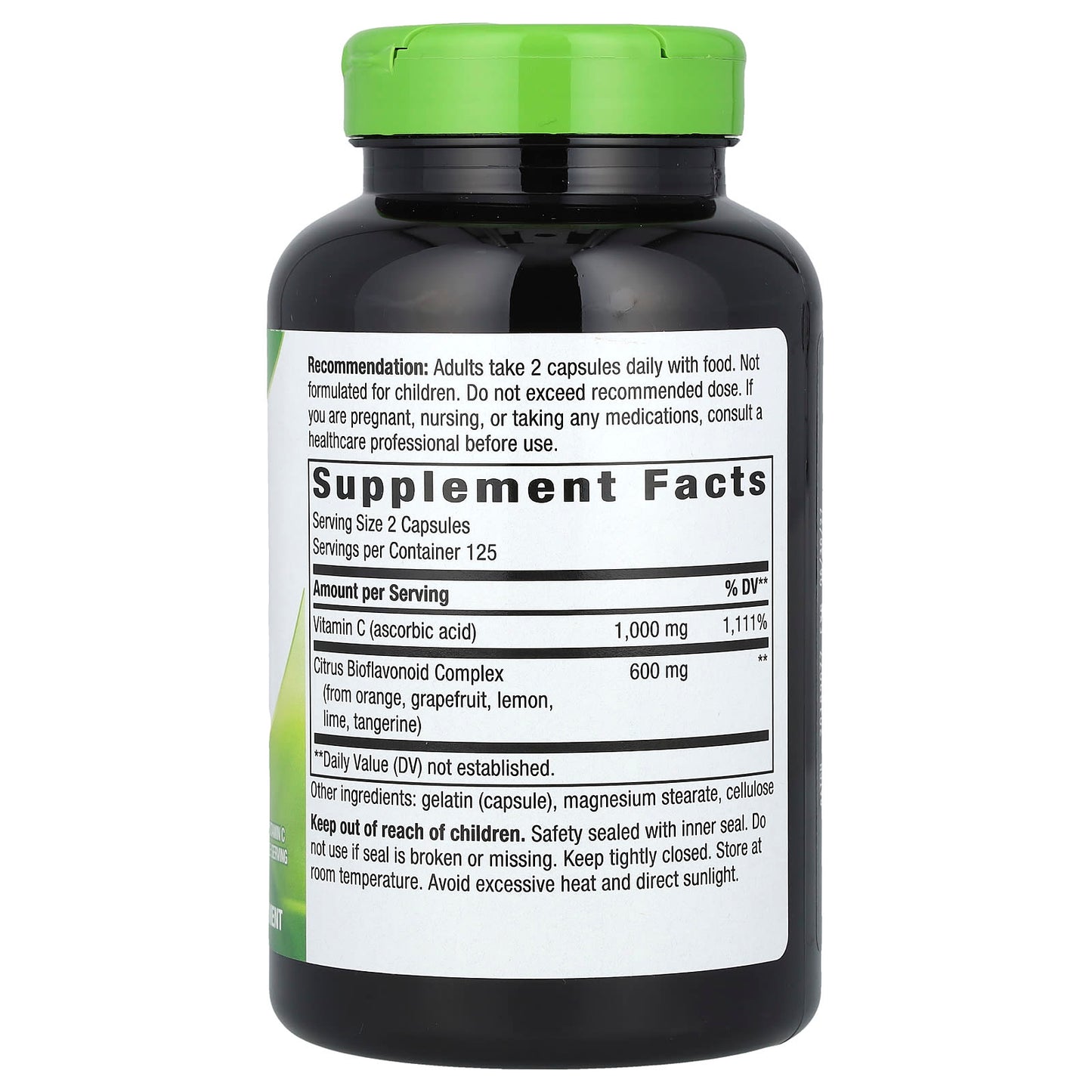 Nature’s Way, Vitamin C With Bioflavonoids, 250 Capsules - 033674403310 | Hilife Vitamins