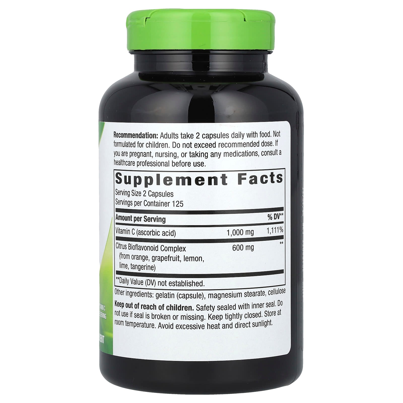 Nature’s Way, Vitamin C With Bioflavonoids, 250 Capsules - 033674403310 | Hilife Vitamins