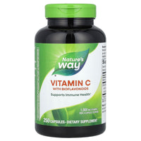 Nature’s Way, Vitamin C With Bioflavonoids, 250 Capsules UPC 033674403310 | Hilife Vitamins