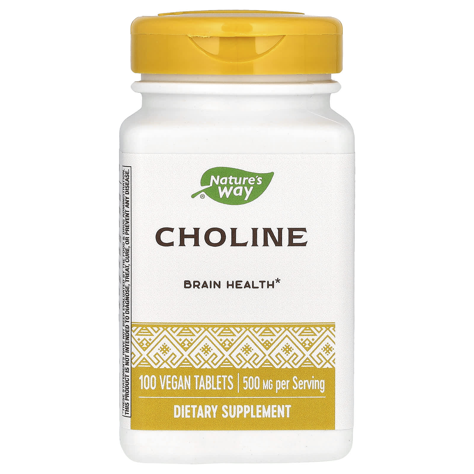 Nature’s Way, Choline 500 mg, 100 Tablets UPC 033674404607 | Hilife Vitamins