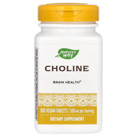 Nature’s Way, Choline 500 mg, 100 Tablets UPC 033674404607 | Hilife Vitamins
