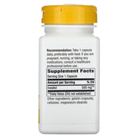 Nature’s Way, Inositol 500 mg, 100 Capsules UPC 033674404614 | Hilife Vitamins