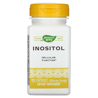 Nature’s Way, Inositol 500 mg, 100 Capsules UPC 033674404614 | Hilife Vitamins