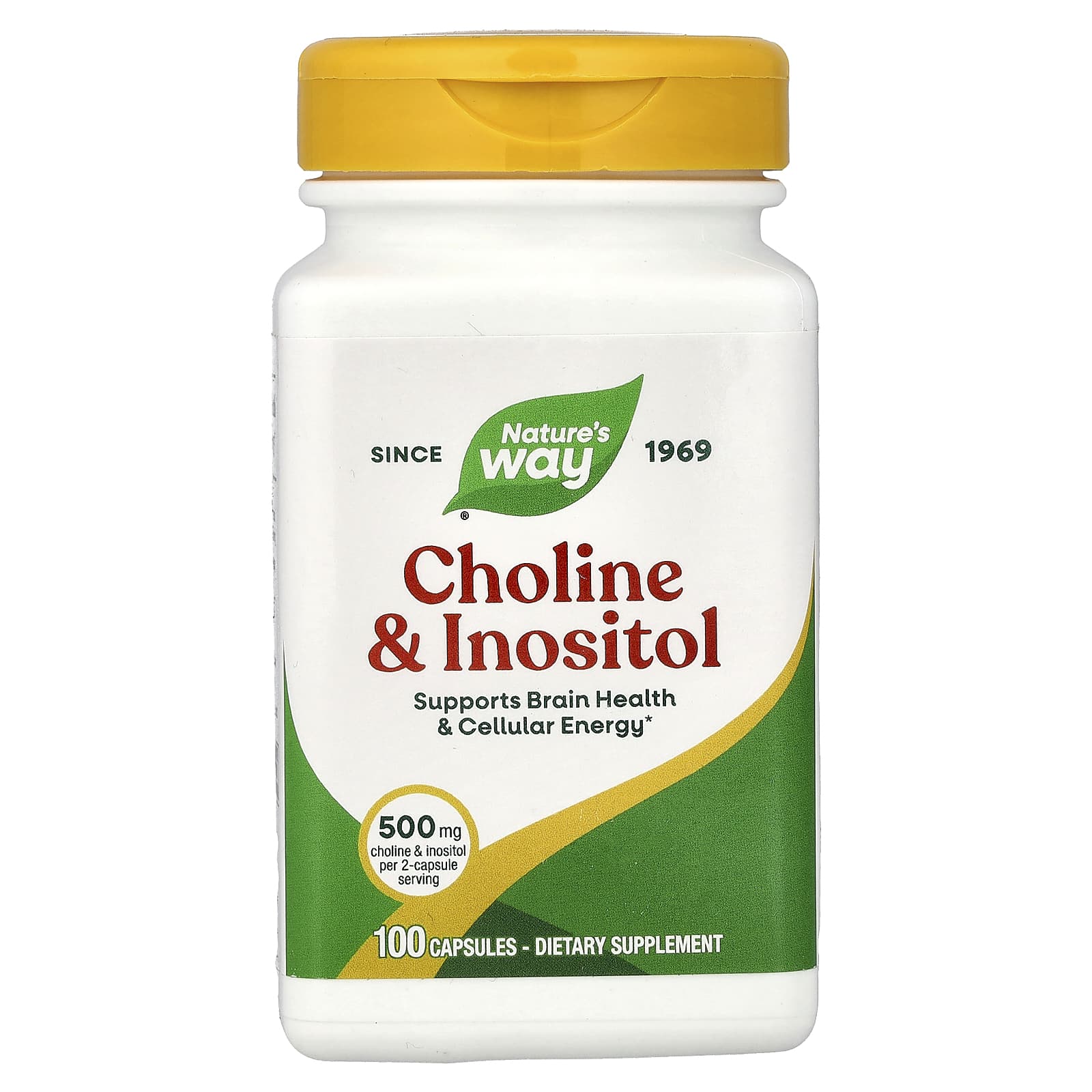 Nature’s Way, Choline-Inositol 250/250 mg, 100 Capsules UPC 033674404621 | Hilife Vitamins