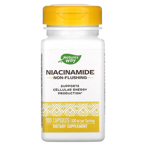 Nature’s Way, Niacinamide 500 mg, 100 Capsules - 033674404805 | Hilife Vitamins