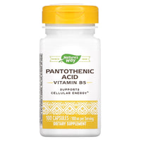 Nature’s Way, Pantothenic Acid 250 mg, 100 Capsules UPC 033674404911 | Hilife Vitamins