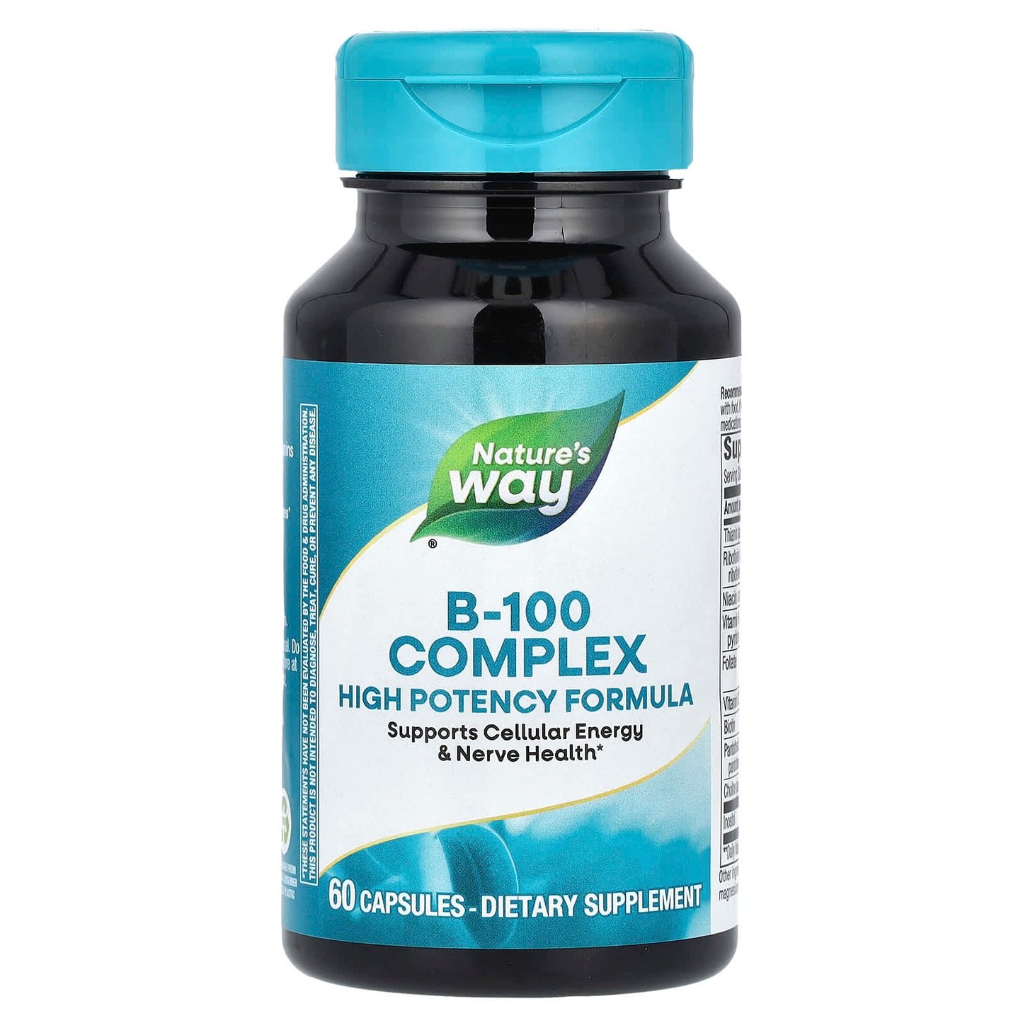 Nature’s Way, B-100 Complex, 60 Capsules UPC 033674405208 | Hilife Vitamins