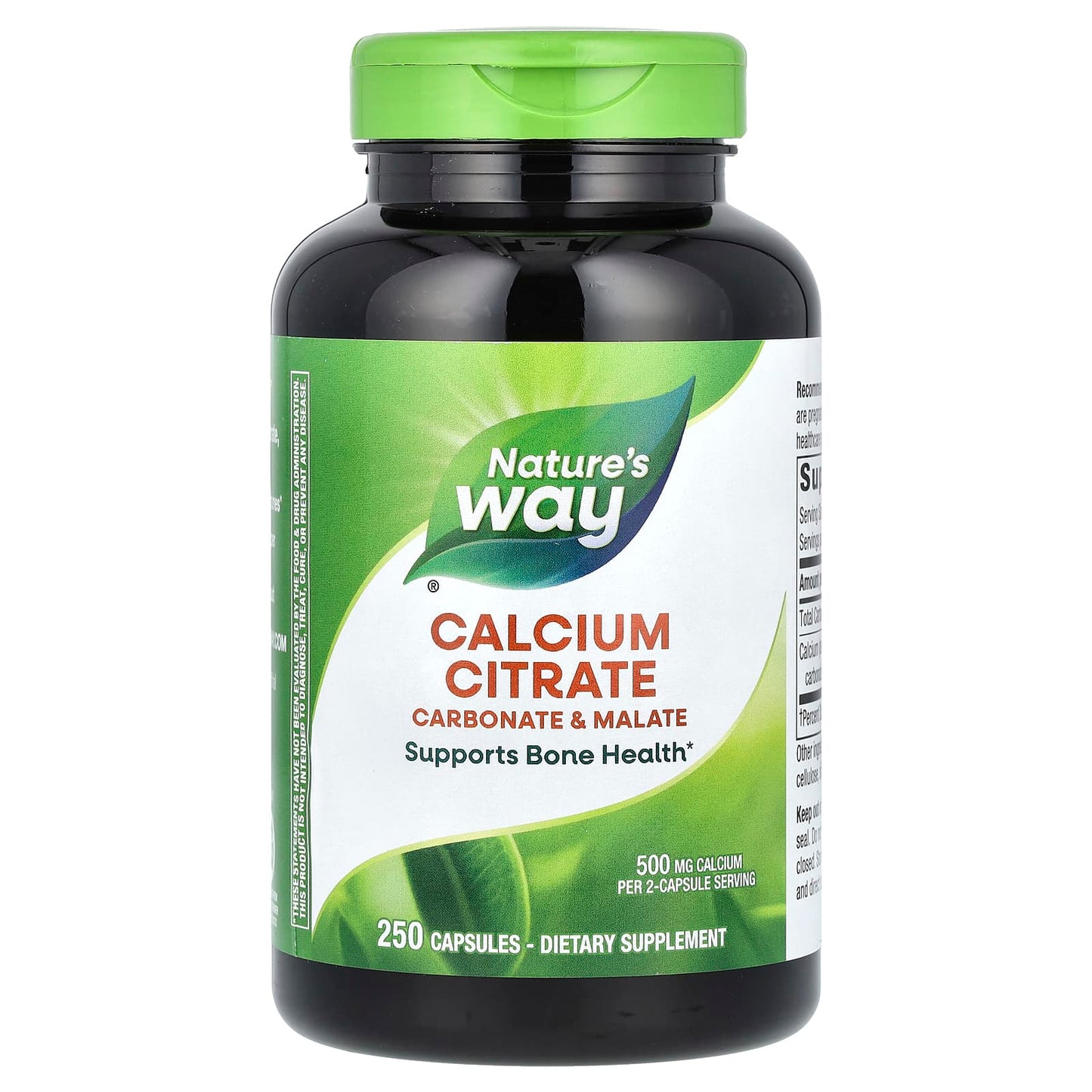 Nature’s Way, Calcium Citrate 250 mg, 250 Capsules - 033674410110 | Hilife Vitamins