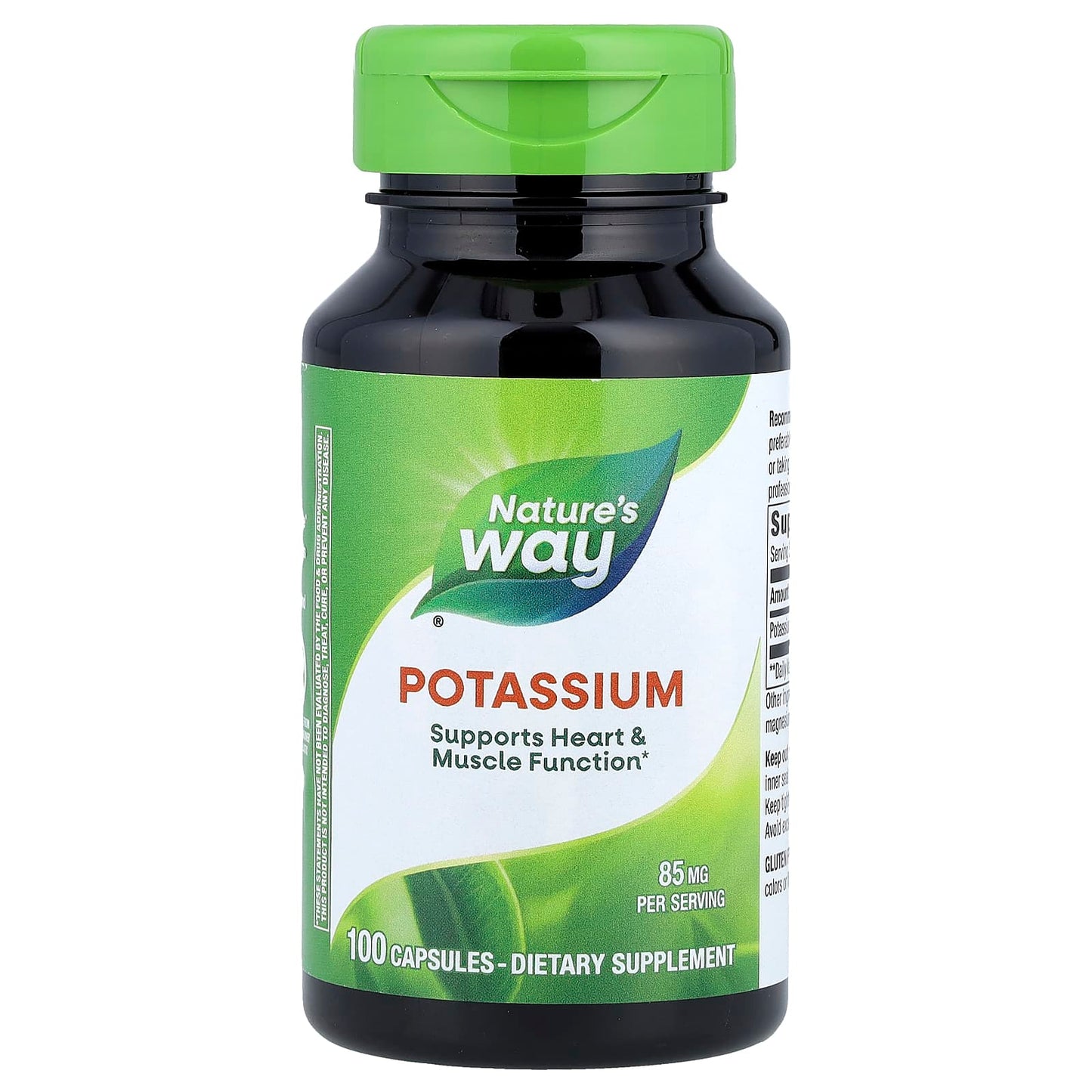 Nature’s Way, Potassium 99 mg, 100 Capsules UPC 033674410714 | Hilife Vitamins