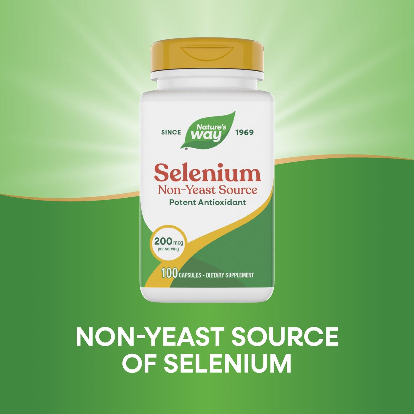 Nature’s Way, Selenium Yeast-Free 200 Mcg, 100 Capsules UPC 033674410813 | Hilife Vitamins