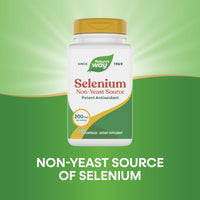Nature’s Way, Selenium Yeast-Free 200 Mcg, 100 Capsules UPC 033674410813 | Hilife Vitamins