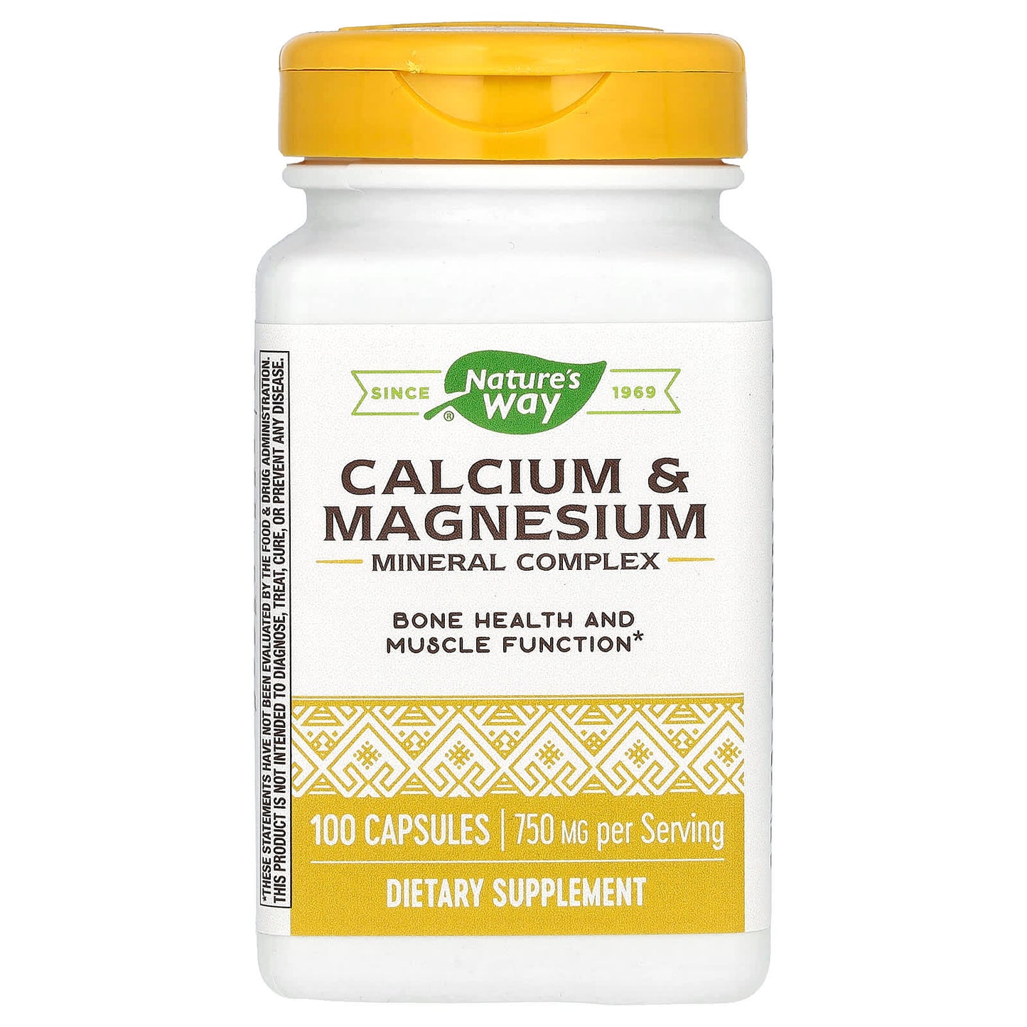Nature’s Way, Calcium & Magnesium, 100 Capsules UPC 033674413104 | Hilife Vitamins