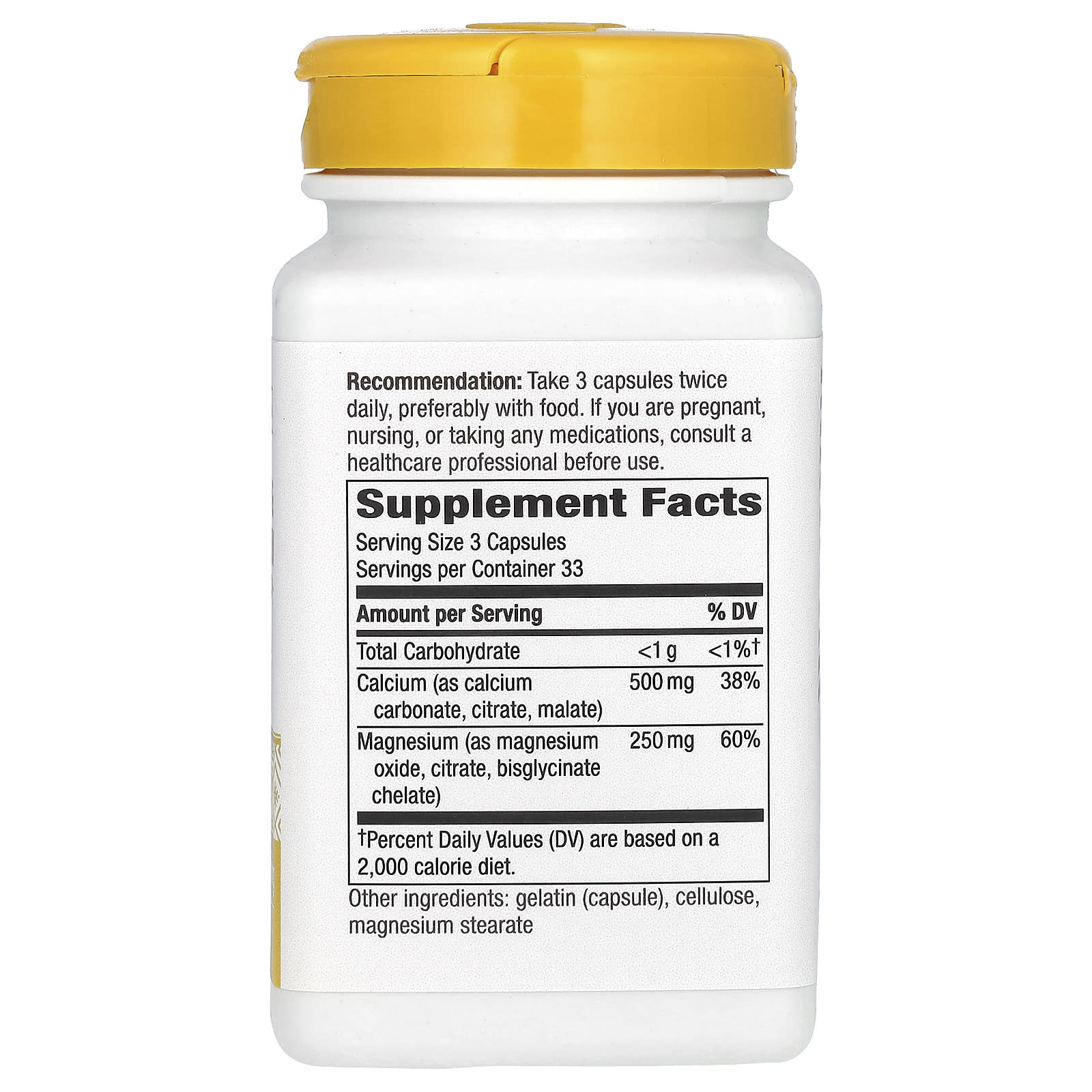 Nature’s Way, Calcium & Magnesium, 100 Capsules UPC 033674413104 | Hilife Vitamins