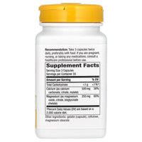 Nature’s Way, Calcium & Magnesium, 100 Capsules UPC 033674413104 | Hilife Vitamins