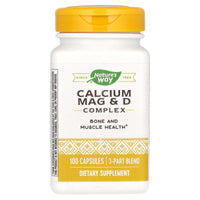 Nature’s Way, Calcium Magnesium & Vitamin D, 100 Capsules UPC 033674414200 | Hilife Vitamins