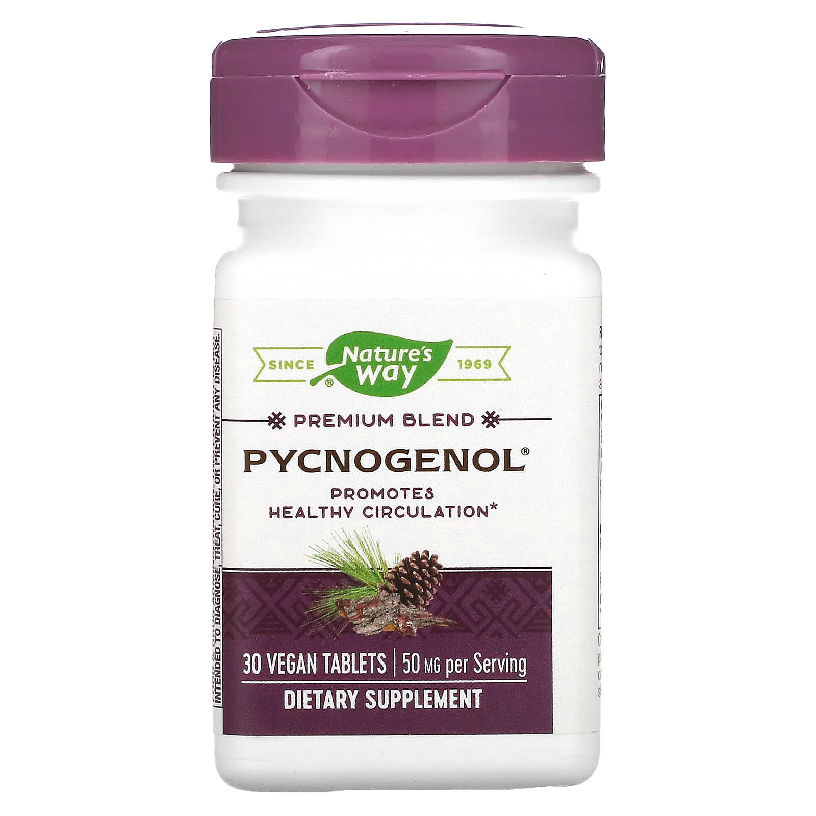 Nature’s Way, Pycnogenol 50 mg, 30 Tablets UPC 033674451519 | Hilife Vitamins